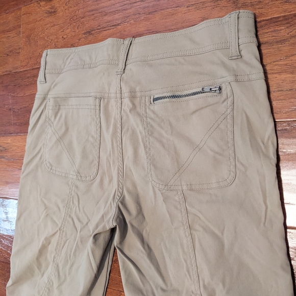 Prana Monarch Womens Convertible Hiking Pants, Khaki, Size 6 Short - Picture 5 of 12